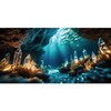 MIRRORANG 61 x 30 cm Underwater Aquarium Background Colourful Mountain