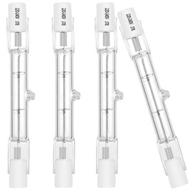 EKSAVE EKSAVE Eco Halogen Bulb R7S 78mm 120W 230V 1600lm Warm White 2700K T3 J Type Floodlight Bulb for Work, Security, Landscape Lights, Floor Lamps (4 Pack)