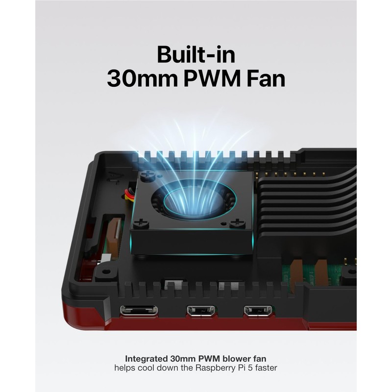 Argon NEO 5 Case for Raspberry Pi 5 (BRED) |