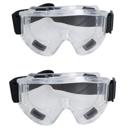 AB Tools Premium Safety Goggles Glasses Eye Protection Sealed Design Flexible Frame 2pk