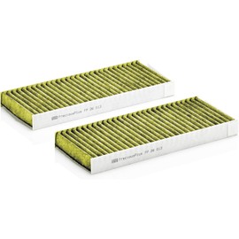 Original MANN-FILTER Interior Filter FP 26 013-2 – FreciousPlus biofunctional pollen filter (set of 2) – For passenger cars
