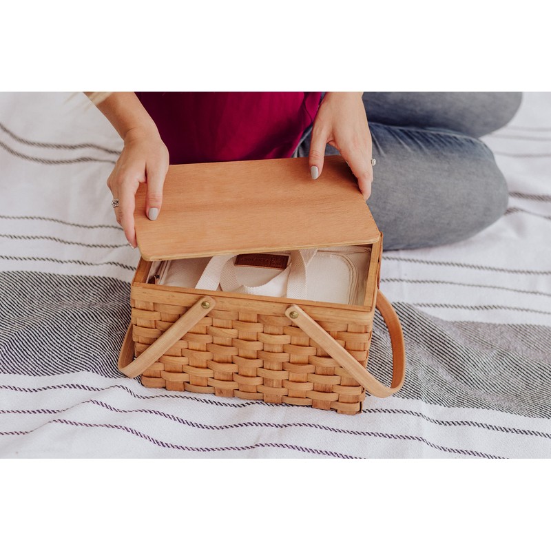 Picnic TIME Poppy Personal Picnic Basket - Insulated Lunch Bag