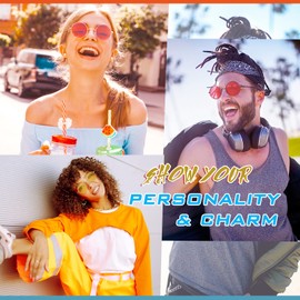 GQUEEN Retro Round Polarised Sunglasses Men Women UV400 Protection MEZ1, Gold transparent brown, M