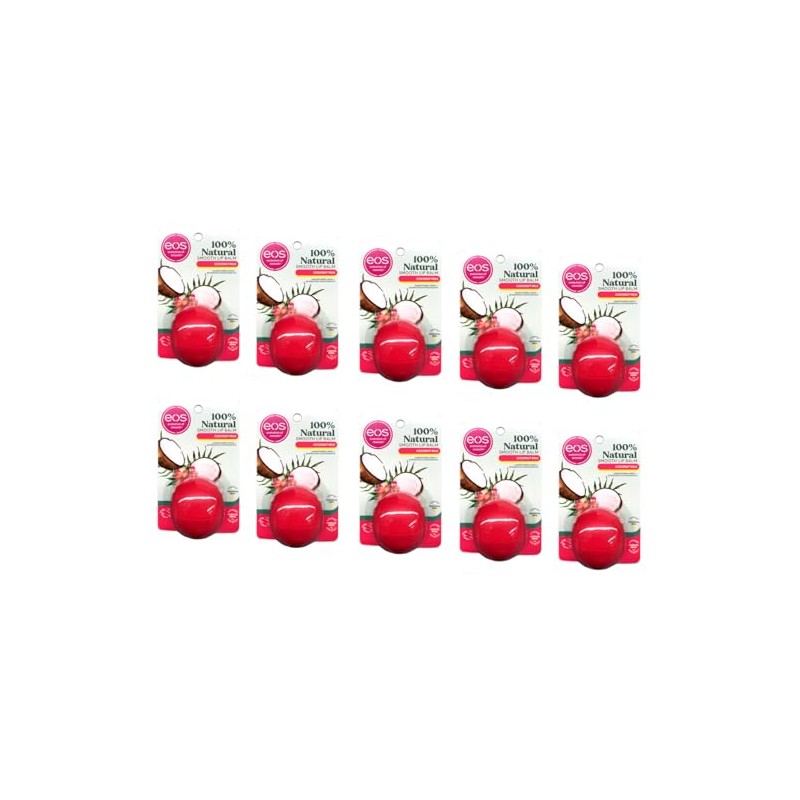 eos Bálsamo labial de leche de coco 0.25 onzas (paquete