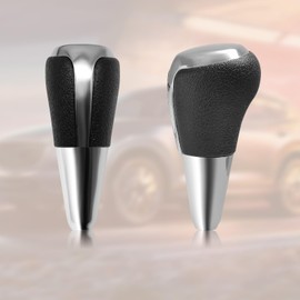 VKGUG Black Chrome Gear Shift Knob Shifter Compatible with Toyota Camry 2012-2017 Corolla 2014-2018 Rav4 2013-2017 Prius C 2012-2017 Yaris 2015-2017