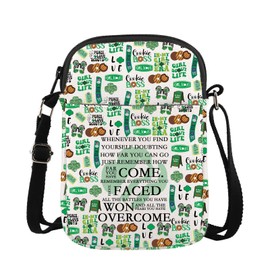 JTOUK Scout Leader Crossbody Bag Scouts Camping Gift Troop Leader Merch Cookie Scout Gift (Whenever Scout CR EU)