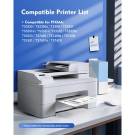 PG 560 XL PG560XL Compatible with Canon Printer Cartridges 560 561 560XL 560 XL PG-560 XL for Canon TS5350i Cartridges TS7450i TS5350a TS5351i TS7450a TS7451a TS5350 TS7450 TS5351finfin(1 Pack, Black)