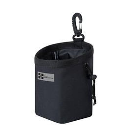 SMALL COMBINATION Dog Treat Pouch,Portable Puppy Dog Training Treat Bag,Hand Free Dog Walking Bag,Pet Feed Snack Reward Pocket,Dog Food Dispenser for Pet Puppy Travel or Outdoor Use (Black)