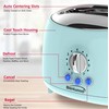Brentwood Appliances Cool-Touch 2-Slice Retro Toaster with Extra-Wide Slots (Blue)