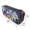 Doragonboru Pen Case, Large Capacity, Pencil Case, Multi-functional, Stylish, Leather,