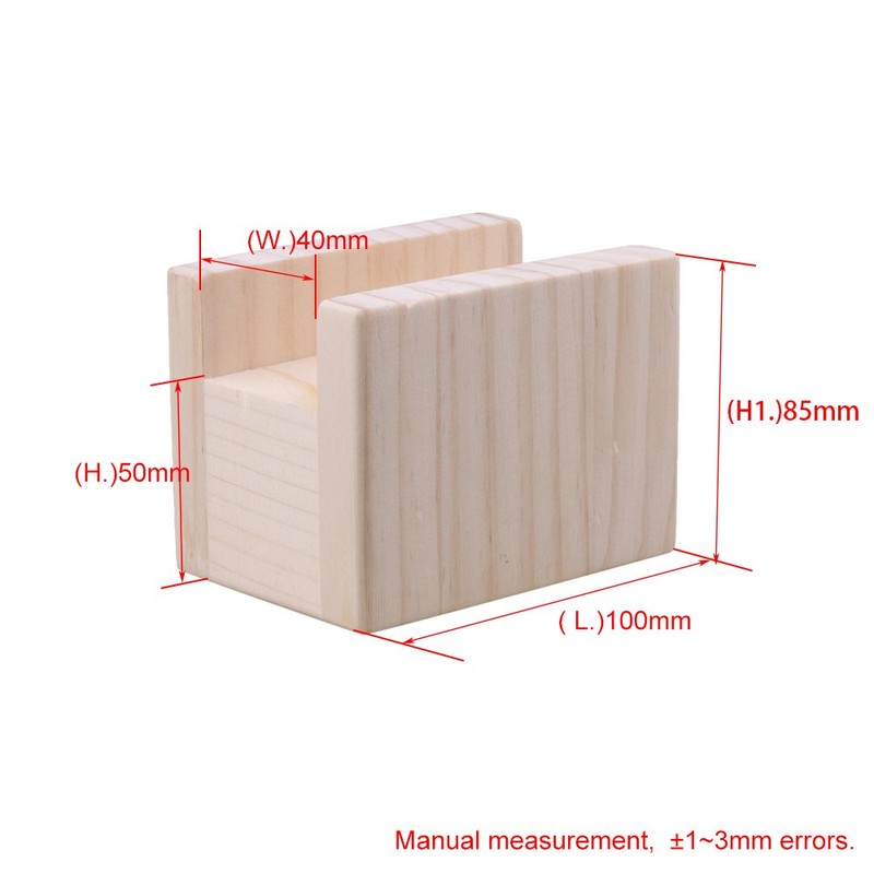 4PCS Bed Furniture Risers Heavy Duty Wood Risers for Sofa