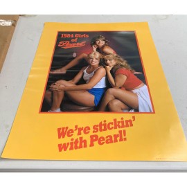 1984 The Girls of ￼Pearl - Beer Poster - Original