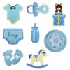 HEYTRCO 8PCS Baby Boy Iron on Patches, Blue Cartoon Infant