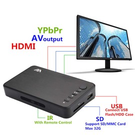 AL-ULMEDIA allows you to easily carry videos from your computer or memory with a large screen TV or ultramedia player with HDMI output