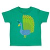 Toddler T-Shirt Zoo Peacock Spread Tail Zoo Funny Cotton Colorful