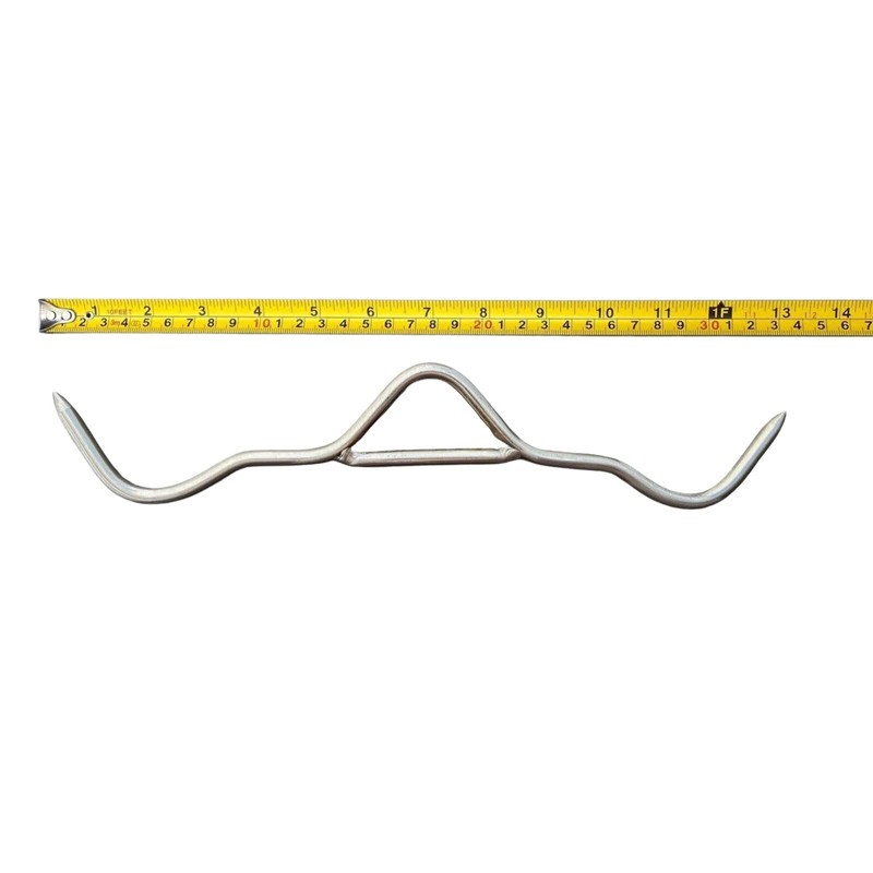 Premium 13" Stainless Steel Gambrel Hook - Heavy Duty Butcher