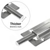 LDEXIN 2Pcs Door Security Slide Latch Lock, 4 inch/100mm Heavy
