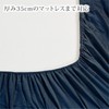 Nishikawa 【西川】 Box Sheet Quick Sheet Single Washable Skin-friendly 100%