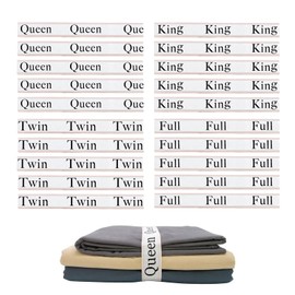 Maletnd 20 Pieces Bed Sheet Organizer Bands, Closet Organization Sheet Straps, Linen Labels Bedding Bands, Elastic Bed Sheet Storage Sheet Keepers （5PcsQueen 5PcsKing 5PcsTwin 5PcsFull）