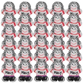 Fun Express People-Shaped Dry Erase Magnet Set - Colorful Reusable Whiteboard Magnets for Classroom Office Home Use & Creative Activities - Perfect for Organizing Teaching and Learning - 30 Pieces