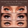 LASHVIEW Cluster Lashes D Curl Volume Eyelash Clusters 9-16mm Mix