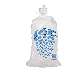 Perfect Stix - 20lb Plastic Ice Bags with Twist Ties - Pack of 25ct