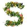 Simulation Flower Garland Boho Sunflower and Rose Floral Garland for
