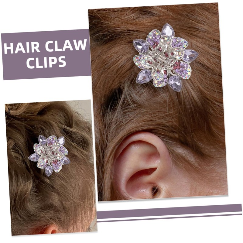 FOMIYES 2pcs Diamond Gripper Hair Clip Hair Clips for Little