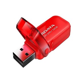 PSA COMPUTO Y PAPELERIA Kit 40 Piezas Memoria USB 32 GB ADATA (Modelo AUV240-32G-RRD) Flash Drive Rojo 2.0, Compatibilidad Completa, USB Tipo A con Capucha Abatible