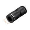 sourcing map Plastic Straight Union Push to Connect Tube Fitting