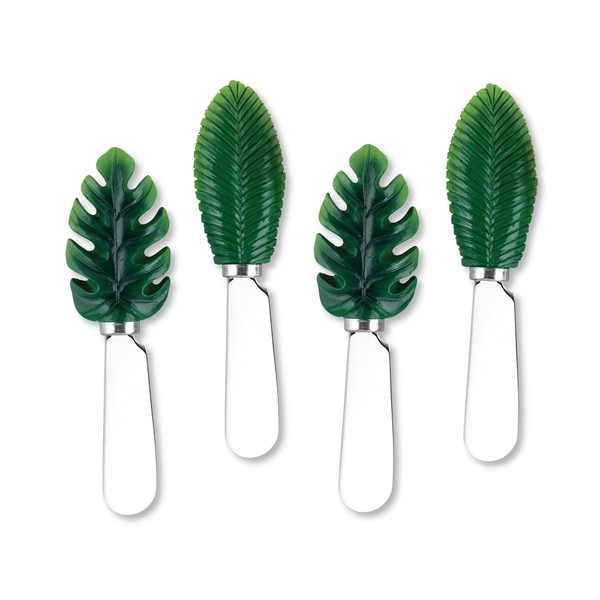 UPware 4-Piece Hand Painted Resin Handle with Stainless Steel Blade