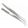 A2Z Cooking Tweezer Straight and Curved Tong Set, Tongs Precision