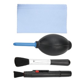 5 in 1 Professional Camera Cleaning Kit for DSLR Cameras, Lens Cleaning, Air Blower Cleaning Brush, Duster, 2 in 1 Lens Cleaning Pen, Lens Tissue Kit