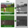 No Dig Decorative Garden Fence 6 Panel with Gate -