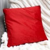 Darthome Reading Santa LED Cushion 45x45cm Red Square Light Up