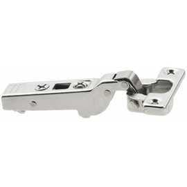 Gedotec Door Hinge Kitchen Pot Hinge | Pack of 2 Blum Clip Top Mini Hinge Centre Stop | Made in Austria | Model 71T0650 | Pot Bore: 26 mm | Hinges for Screwing | with Cross Mounting Plate