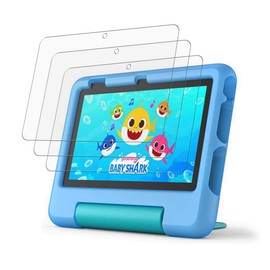Tonvizern [3 Pack] for All-New Fire 7 Kids Tablet 7-inch (12th Generation - 2022 release) Anti Glare and Anti Fingerprint HD Screen Protector Film [Not Glass]