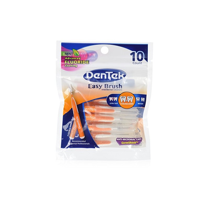 DenTek Easy Brush Interdental Cleaners | Brushes Between Teeth |