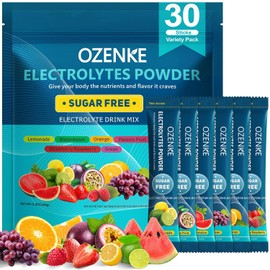 OZENKE Electrolyte Powder Packets - Sugar-Free Hydration Mix