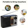 2024 New Solar Emergency Radio, AM/FM Digital Speaker With LED