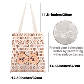 JNIAP Korean Group Han Tote Bag Korean Group Gifts Korean Group Merchandise Korean Group Member Shoulder Bag(GO QUOKK tb)