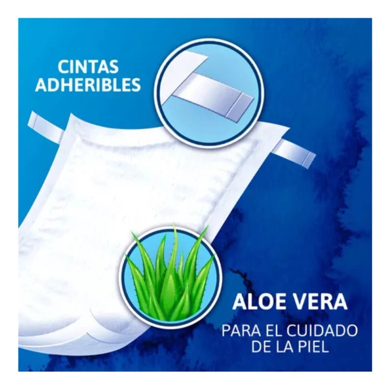 Pañales De Adulto Predoblado Tena Con Aloe Vera X10 Piezas