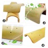 Alipis U-Shape Bamboo Pillow for Sauna Steam Room Stiff Spa