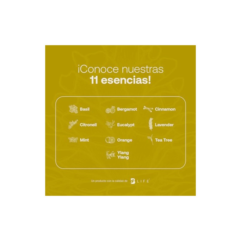 Aceite Esencial con Ingredientes Puros y Naturales, Aromalogía de 50