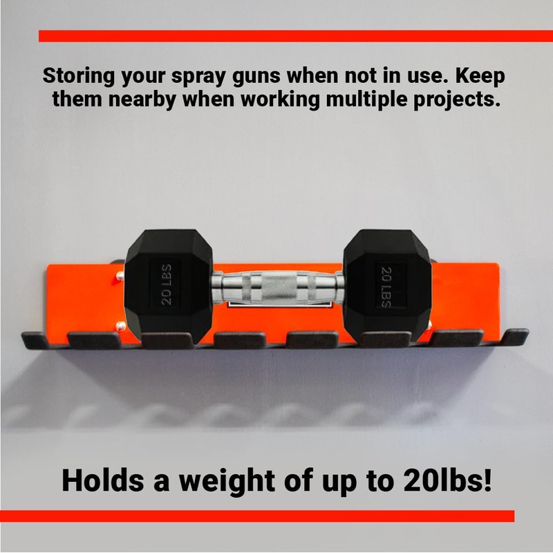 LAUCO Omni Tool Multiple Paint Spray Gun Holder, Paint Gun