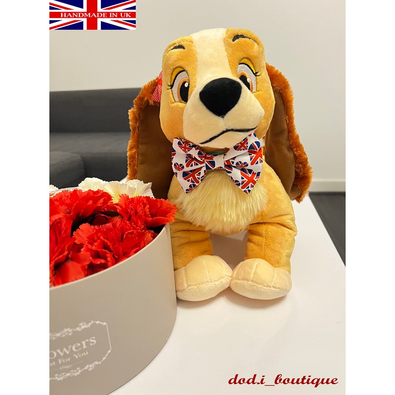 dod.i_boutique New Dogs Bow Tie Bowtie Footbal Flag England Jubilee