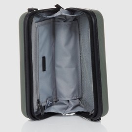 Nere - Stori Mini Organiser Case, Lightweight Hard Shell Bag, Travel Essentials for Women and Men, Khaki