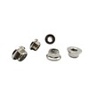 RISON Titanium Nut Titanium Flange Full Metal Lock Nut M10