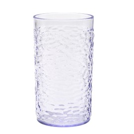 G.E.T. 3316-CL-EC Heavy-Duty Shatterproof Plastic Pebbled Tumbler, 16 Ounce, Clear (Set of 4)