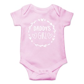 AW Fashions Daddy's Girl - Sorry Ladies My Dad Is Definitely Taken - Bonito body de una pieza para bebé, Rosado, 12 meses